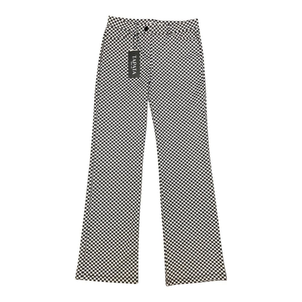 Tapata Womens New Cat Print Flare Leg Soft Stretchy Pants